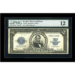 Fr. 282 $5 1923 Silver Certificate PMG Fine 12.