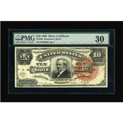 Fr. 293 $10 1886 Silver Certificate PMG Very