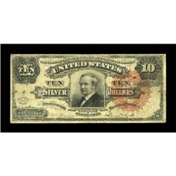 Fr. 293 $10 1886 Silver Certificate Fine.