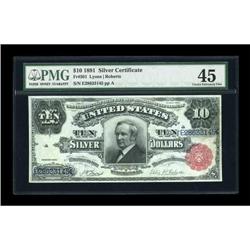 Fr. 301 $10 1891 Silver Certificate PMG Choice