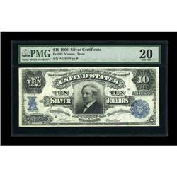 Fr. 302 $10 1908 Silver Certificate PMG Very
