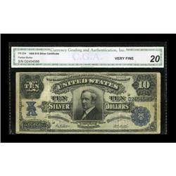 Fr. 304 $10 1908 Silver Certificate CGA Very