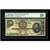 Image 1 : Fr. 309 $20 1880 Silver Certificate PMG Very