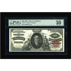 Fr. 318 $20 1891 Silver Certificate PMG Very