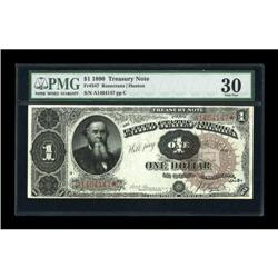 Fr. 347 $1 1890 Treasury Note PMG Very Fine 30.