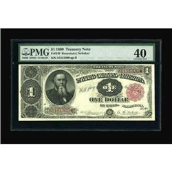 Fr. 349 $1 1890 Treasury Note PMG Extremely Fine