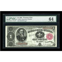 Fr. 350 $1 1891 Treasury Note PMG Choice