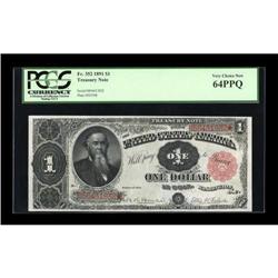Fr. 352 $1 1891 Treasury Note PCGS Very Choice