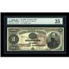 Image 1 : Fr. 353 $2 1890 Treasury Note PMG Choice Very