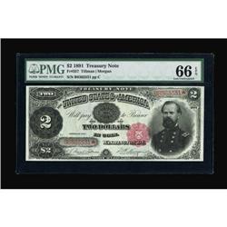 Fr. 357 $2 1891 Treasury Note PMG Gem