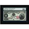 Image 1 : Fr. 357 $2 1891 Treasury Note PMG Gem