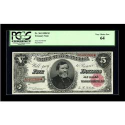 Fr. 361 $5 1890 Treasury Note PCGS Very Choice