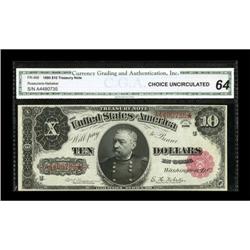 Fr. 368 $10 1890 Treasury Note CGA Choice
