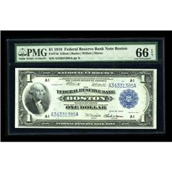 Fr. 710 $1 1918 Federal Reserve Bank Note PMG