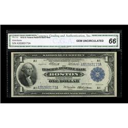 Fr. 710 $1 1918 Federal Reserve Bank Note CGA