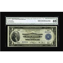 Fr. 711 $1 1918 Federal Reserve Bank Note CGA