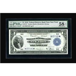 Fr. 712 $1 1918 Federal Reserve Bank Star Note