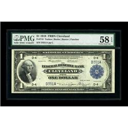 Fr. 718 $1 1918 Federal Reserve Bank Note PMG