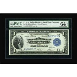 Fr. 720 $1 1918 Federal Reserve Bank Note PMG