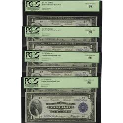 Fr. 727 $1 1918 Federal Reserve Bank Notes Cut