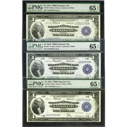 Fr. 737, Fr. 738, Fr. 739 $1 1918 Federal