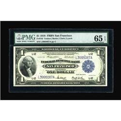 Fr. 743 $1 1918 Federal Reserve Bank Note PMG