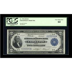 Fr. 759 $2 1918 Federal Reserve Bank Note PCGS