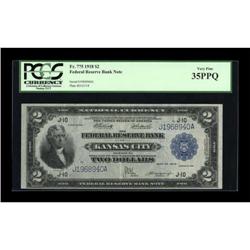 Fr. 775 $2 1918 Federal Reserve Bank Note PCGS