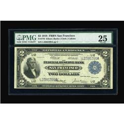 Fr. 779 $2 1918 Federal Reserve Bank Note PMG