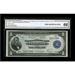 Fr. 785 $5 1918 Federal Reserve Bank Note CGA