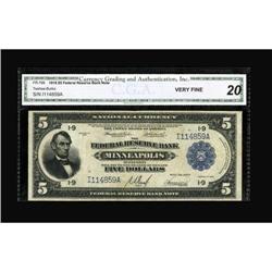 Fr. 799 $5 1918 Federal Reserve Bank Note CGA