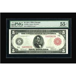 Fr. 838a $5 1914 Red Seal Federal Reserve Note