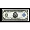 Image 1 : Fr. 851a $5 1914 Federal Reserve Note Gem New.
