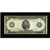 Image 1 : Fr. 862 $5 1914 Federal Reserve Star Note Fine.