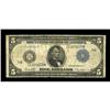 Image 1 : Fr. 871c $5 1914 Federal Reserve Star Note Very