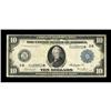 Image 1 : Fr. 909 $10 1914 Federal Reserve Star Note Fine.