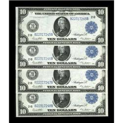 Fr. 911a $10 1914 Federal Reserve Notes Cut