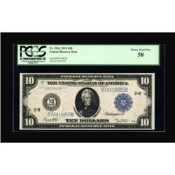 Fr. 911c $10 1914 Federal Reserve Note PCGS