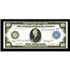 Image 1 : Fr. 919a $10 1914 Federal Reserve Note Choice