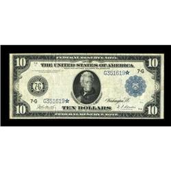 Fr. 930 $10 1914 Federal Reserve Star Note