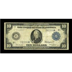 Fr. 937 $10 1914 Federal Reserve Star Note Very