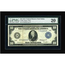 Fr. 945 $10 1914 Federal Reserve Note PMG Very
