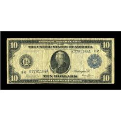 Fr. 945 $10 1914 Federal Reserve Note Very