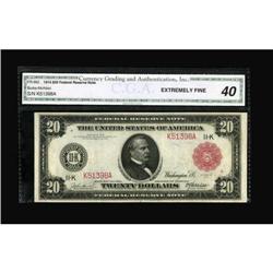 Fr. 962 $20 1914 Red Seal Federal Reserve Note