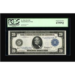 Fr. 986 $20 1914 Federal Reserve Note PCGS