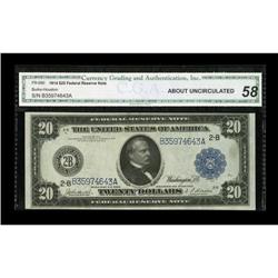 Fr. 990 $20 1914 Federal Reserve Note CGA About