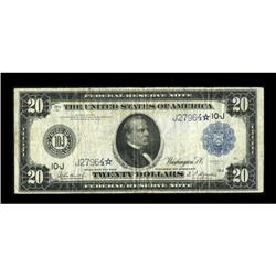 Fr. 1002 $20 1914 Federal Reserve Star Note