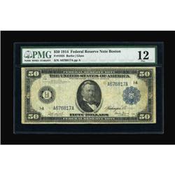 Fr. 1025 $50 1914 Federal Reserve Note PMG Fine