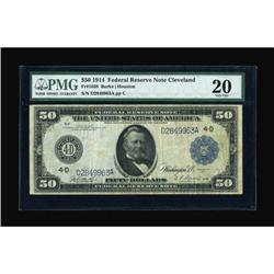 Fr. 1038 $50 1914 Federal Reserve Note PMG Very