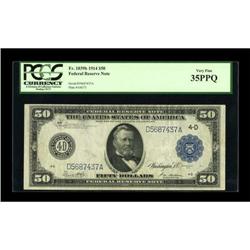 Fr. 1039b $50 1914 Federal Reserve Note PCGS